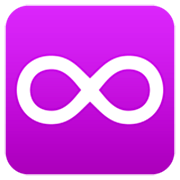Simbolo Dell’infinito JoyPixels 7.0.