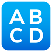 🔠 Emoji Eingabesymbol lateinische Großbuchstaben JoyPixels 7.0.