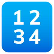 🔢 Emoji Eingabesymbol Zahlen JoyPixels 7.0.