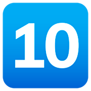 Emoji 🔟 Tasto: 10 su JoyPixels 7.0.