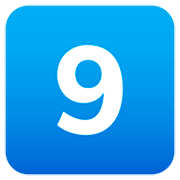9️⃣ Emoji Tecla: 9 na JoyPixels 7.0.