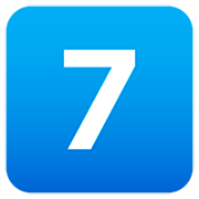 7️⃣ Emoji Tecla: 7 na JoyPixels 7.0.