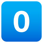 Emoji 0️⃣ Tasto: 0 su JoyPixels 7.0.