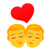 👨‍❤️‍💋‍👨 Emoji Beso: Hombre Y Hombre en JoyPixels 7.0.