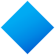 🔷 Emoji Rombo Azul Grande en JoyPixels 7.0.