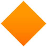 Emoji 🔶 Rombo Arancione Grande su JoyPixels 7.0.