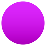 Émoji 🟣 Disque Violet sur JoyPixels 7.0.