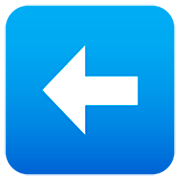 Emoji ⬅️ Freccia Rivolta A Sinistra su JoyPixels 7.0.