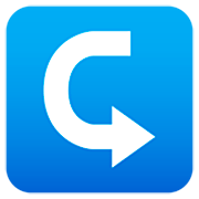 ↪️ Emoji Flecha Izquierda Curvándose A La Derecha en JoyPixels 7.0.