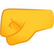 🤛 Emoji Puño Hacia La Izquierda en JoyPixels 7.0.