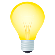 Émoji 💡 Ampoule sur JoyPixels 7.0.
