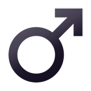 Signo Masculino JoyPixels 7.0.