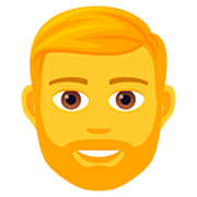 🧔‍♂️ Emoji Hombre Con Barba en JoyPixels 7.0.
