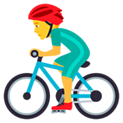 Cycliste Homme JoyPixels 7.0.
