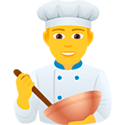 Émoji 👨‍🍳 Cuisinier sur JoyPixels 7.0.