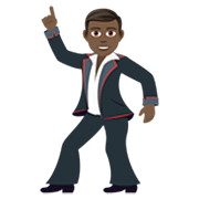 🕺🏿 Emoji Homem Dançando: Pele Escura na JoyPixels 7.0.