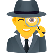 🕵️‍♂️ Emoji Detetive Homem na JoyPixels 7.0.