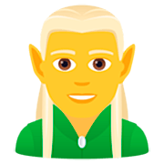 🧝‍♂️ Emoji Elfo Hombre en JoyPixels 7.0.