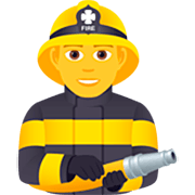 Emoji 👨‍🚒 Pompiere Uomo su JoyPixels 7.0.