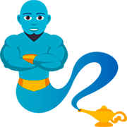Emoji 🧞‍♂️ Genio Uomo su JoyPixels 7.0.
