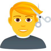 Homme Qui Se Fait Couper Les Cheveux JoyPixels 7.0.