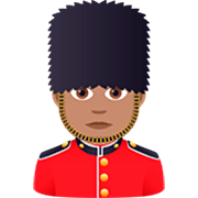 💂🏽‍♂️ Emoji Guarda Homem: Pele Morena na JoyPixels 7.0.