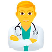 👨‍⚕️ Emoji Profesional Sanitario Hombre en JoyPixels 7.0.