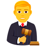 Émoji 👨‍⚖️ Juge Homme sur JoyPixels 7.0.