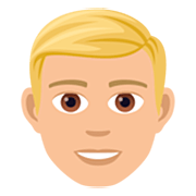 👨🏼 Emoji Hombre: Tono De Piel Claro Medio en JoyPixels 7.0.