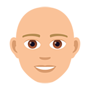 👨🏼‍🦲 Emoji Homem: Pele Morena Clara E Careca na JoyPixels 7.0.
