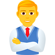 👨‍💼 Emoji Büroangestellter JoyPixels 7.0.