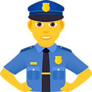 Émoji 👮‍♂️ Policier sur JoyPixels 7.0.