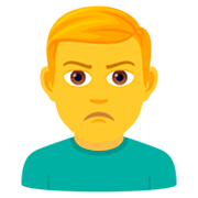 🙎‍♂️ Emoji Homem Fazendo Bico na JoyPixels 7.0.