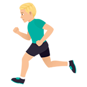 🏃🏼‍♂️ Emoji Hombre Corriendo: Tono De Piel Claro Medio en JoyPixels 7.0.