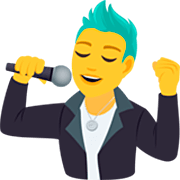 👨‍🎤 Emoji Cantor na JoyPixels 7.0.