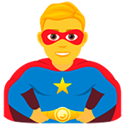 Homem Super-herói JoyPixels 7.0.