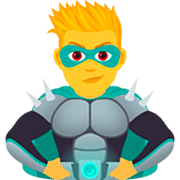 Emoji 🦹‍♂️ Supercattivo Uomo su JoyPixels 7.0.