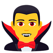 Émoji 🧛‍♂️ Vampire Homme sur JoyPixels 7.0.