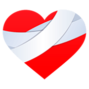 ❤️‍🩹 Emoji Emendando o coração na JoyPixels 7.0.