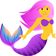 🧜‍♀️ Emoji Meerjungfrau JoyPixels 7.0.
