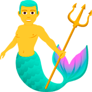 🧜‍♂️ Emoji Sirena Hombre en JoyPixels 7.0.