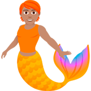 Sirena: Carnagione Olivastra JoyPixels 7.0.
