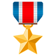 Medalla Militar JoyPixels 7.0.