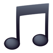 Émoji 🎵 Note De Musique sur JoyPixels 7.0.