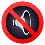🔇 Emoji durchgestrichener Lautsprecher JoyPixels 7.0.