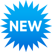 🆕 Emoji Wort „New“ in blauem Quadrat JoyPixels 7.0.