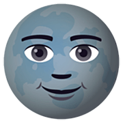 🌚 Emoji Neumond mit Gesicht JoyPixels 7.0.