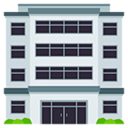 Émoji 🏢 Immeuble De Bureaux sur JoyPixels 7.0.