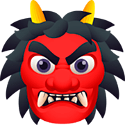 👹 Emoji Demonio Japonés Oni en JoyPixels 7.0.