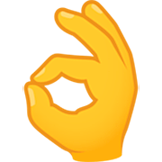 👌 Emoji Señal De Aprobación Con La Mano en JoyPixels 7.0.